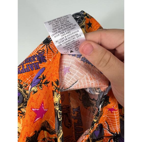 Disney Mickey Mouse Halloween Scrub Top - Picture 8 of 9